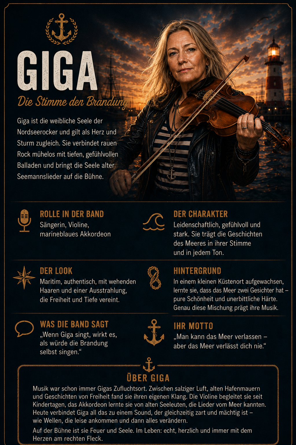 Setcard von Giga