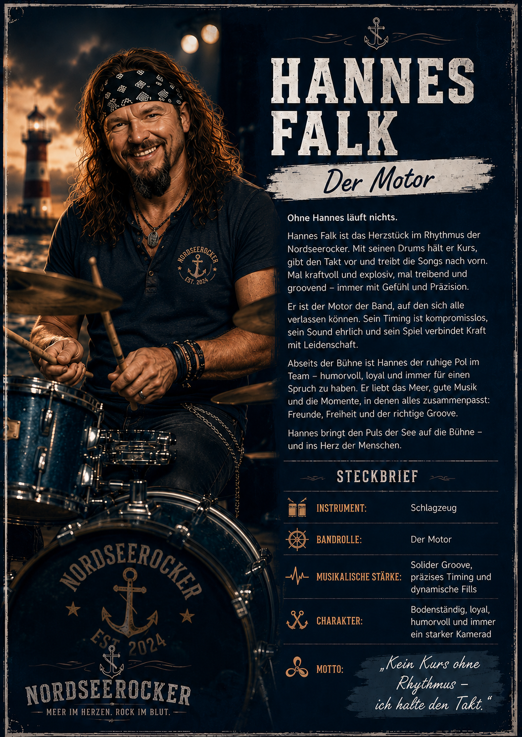 Setcard von Hannes Falk